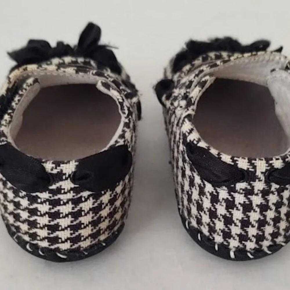 Pediped Originals, Black & White Houndstooth Mary Jane, 12-18 Mos.